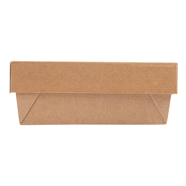 PETITES BOÎTES+COUVERCLES "THEPACK" 500 ML 220 G/M2 + 12PP 12x12x5 CM NATUREL CARTON ONDULÉ NANO-MICRO (250 UNITÉ) - Garcia de Pou