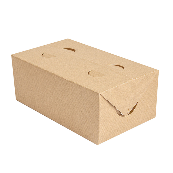 BOÎTES REPAS À EMPORTER "THEPACK" 1 L 240 G/M2 11x18x7 CM NATUREL CARTON ONDULÉ NANO-MICRO (300 UNITÉ) - Garcia de Pou