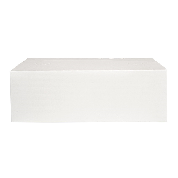 BOÎTES REPAS À EMPORTER "THEPACK" 2 L 250 G/M2 13x23x8 CM BLANC CARTON ONDULÉ NANO-MICRO (300 UNITÉ) - Garcia de Pou