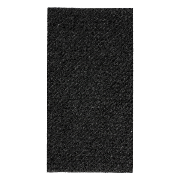 SERVIETTES P. 1/8  55 G/M2 50x50 CM NOIR AIRLAID (400 UNITÉ) - Garcia de Pou