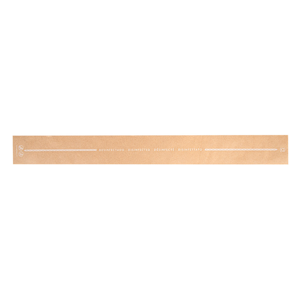 BANDE SANITAIRE DEGRADABLE "WC"  48 G/M2 62x6,5 CM NATUREL KRAFT (1000 UNITÉ) - Garcia de Pou