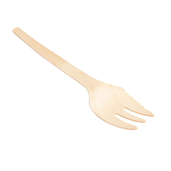 COUTEAU / FOURCHETTE  13,7 CM NATUREL BOIS (100 UNITÉ) - Garcia de Pou