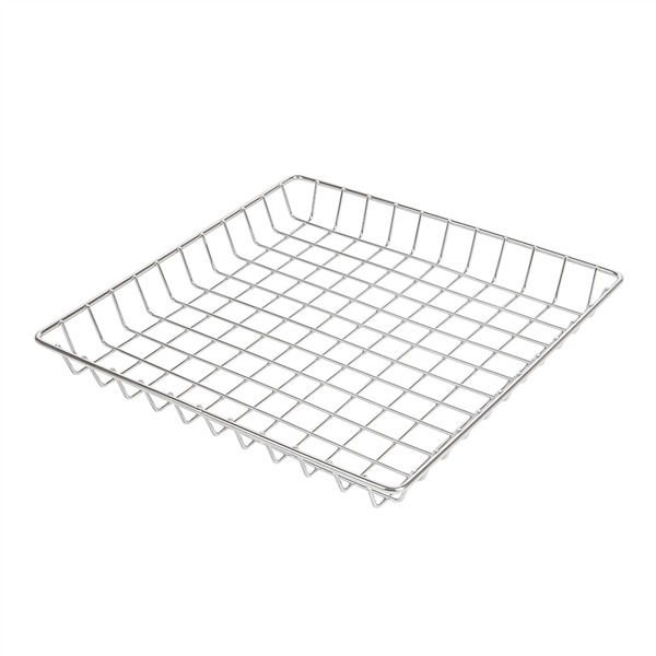 BASKET RECTANGULAIRE "ARTINOX"  23x23x2,5 CM ARGENTE INOX (1 UNITÉ) - Garcia de Pou