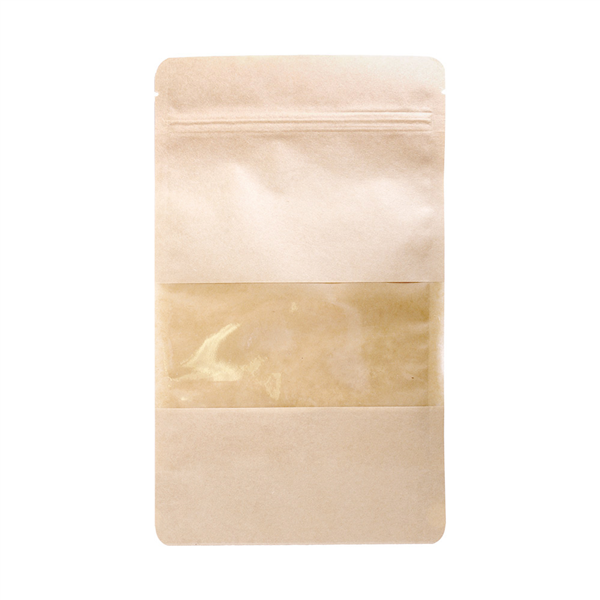 SACS AUTO-FERMETURE 500 GR 45 + 13 PET + 27 CPP G/M2 16+4x27 CM NATUREL KRAFT (500 UNITÉ) - Garcia de Pou