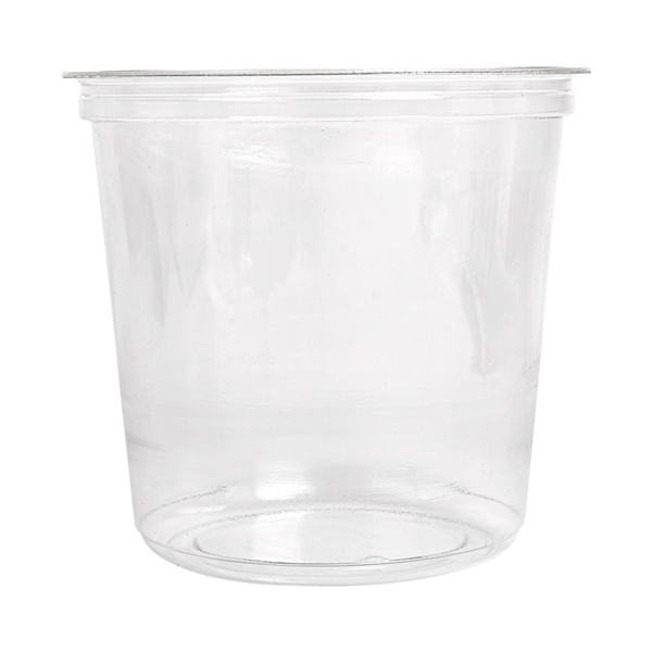 POTS TRAITEUR 750 ML Ø11,7x10,8 CM TRANSPARENT RPET (576 UNITÉ) - Garcia de Pou