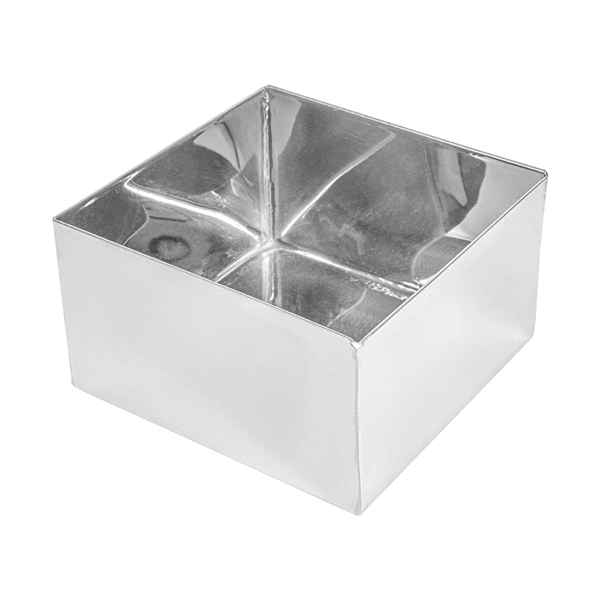 BOÎTE POUR BUFFET "ARTINOX"  12x12x7 CM ARGENTE INOX (1 UNITÉ) - Garcia de Pou