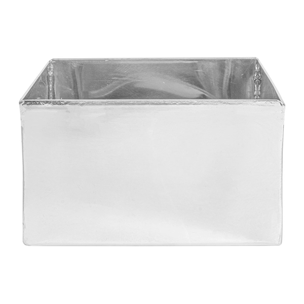 BOÎTE POUR BUFFET "ARTINOX"  12x12x7 CM ARGENTE INOX (1 UNITÉ) - Garcia de Pou