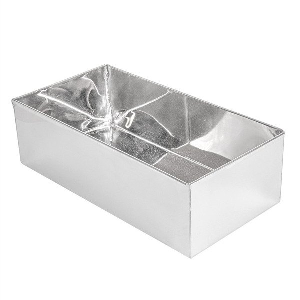 BOÎTE POUR BUFFET "ARTINOX"  26,3x13x8 CM ARGENTE INOX (1 UNITÉ) - Garcia de Pou