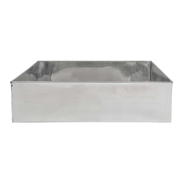 BOÎTE POUR BUFFET "ARTINOX"  30x25,3x8 CM ARGENTE INOX (1 UNITÉ) - Garcia de Pou