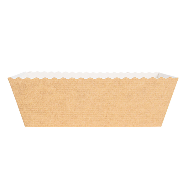 MOULES CUISSON PÂTISSERIE  230 G/M2 16x8x6 CM NATUREL KRAFT (300 UNITÉ) - Garcia de Pou