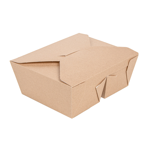 BOÎTES AMÉRICAINES 2 COMPART. "THEPACK" 675 + 675 ML 220 + 12PP G/M2 15,2x12,1x6,5 CM NATUREL CARTON ONDULÉ NANO-MICRO (300 UNITÉ) - Garcia de Pou