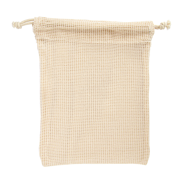 SACS FILET RÉUTILISABLES  17x23 CM BEIGE COTON (25 UNITÉ) - Garcia de Pou