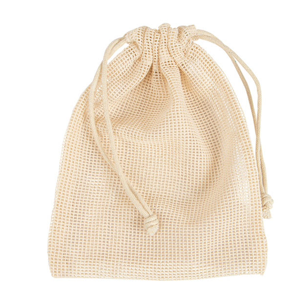 SACS FILET RÉUTILISABLES  17x23 CM BEIGE COTON (25 UNITÉ) - Garcia de Pou