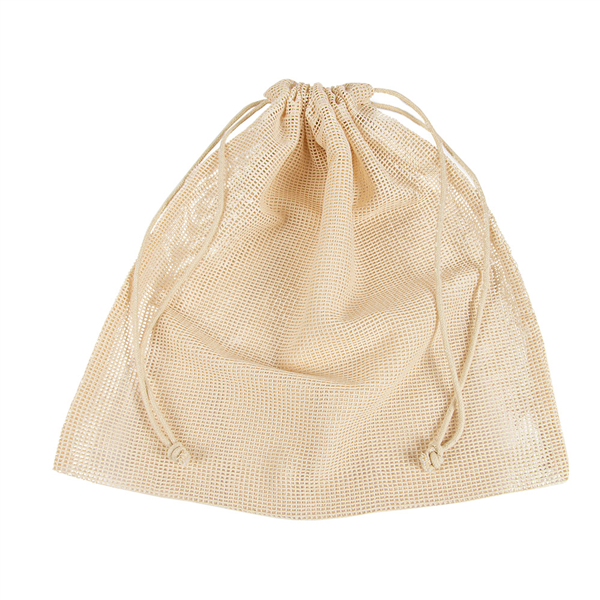 SACS FILET RÉUTILISABLES  33x33 CM BEIGE COTON (25 UNITÉ) - Garcia de Pou