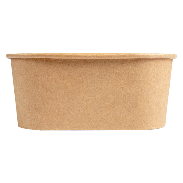 RÉCIPIENTS CARRÉS 1230 ML 320 + 26 PE G/M2 16,7x16,7x6,6 CM NATUREL KRAFT (300 UNITÉ) - Garcia de Pou