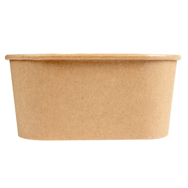 RÉCIPIENTS CARRÉS 1410 ML 320 + 26 PE G/M2 16,7x16,7x7,5 CM NATUREL KRAFT (300 UNITÉ) - Garcia de Pou