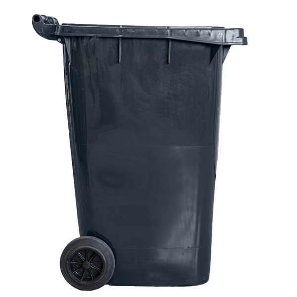 CONTENEUR, 2 ROUES 240 L 74x60x101 CM GRIS HDPE (1 UNITÉ) - Garcia de Pou