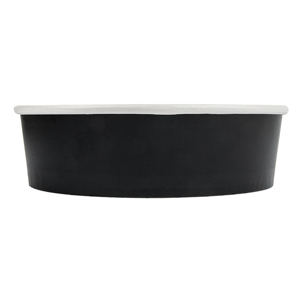 POTS SALADIERS 950 ML 255 + 18 PE G/M2 Ø 18,7/16,5x5,4 CM NOIR CARTON (300 UNITÉ) - Garcia de Pou