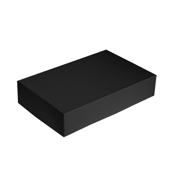 BOÎTES CATERING, PLATE "THEPACK" 250 G/M2 19x28 CM NOIR CARTON ONDULÉ NANO-MICRO (100 UNITÉ) - Garcia de Pou