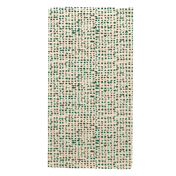 SERVIETTES ECOLABEL P. 1/8 "DOUBLE POINT - DAKAR" 19 G/M2 40x40 CM NATUREL OUATE RECYCLÉE (1200 UNITÉ) - Garcia de Pou