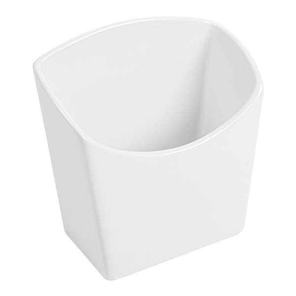 BOÎTES À FRITES S  12,4x6,5x12,7 CM BLANC PORCELAINE (6 UNITÉ) - Garcia de Pou