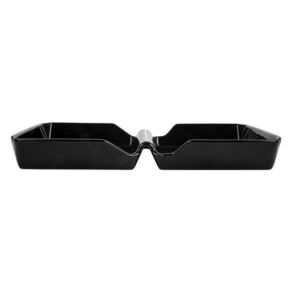 BURGER BOX  26x13,7x3,4 CM NOIR PORCELAINE (6 UNITÉ) - Garcia de Pou