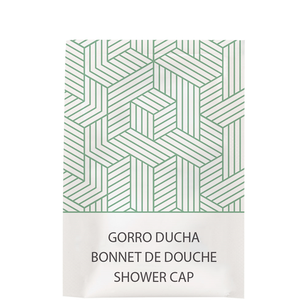 BONNETS DOUCHE EN SACHETS BLANC "THERAPY"  6X10,5 CM BLANC PE (250 UNITÉ) - Garcia de Pou