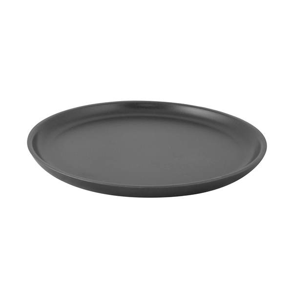 ASSIETTES PLATES "ARTINOX"  Ø 21x1,5 CM NOIR INOX (1 UNITÉ) - Garcia de Pou