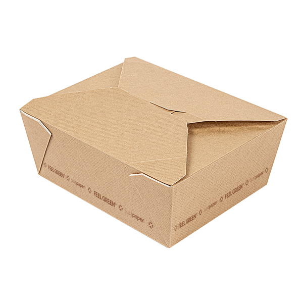 BOÎTES AMÉRICAINES MICRO-ONDABLES "THEPACK" 1350 ML 220 G/M2 15,2x12,1x6,5 CM NATUREL CARTON ONDULÉ NANO-MICRO (300 UNITÉ) - Garcia de Pou