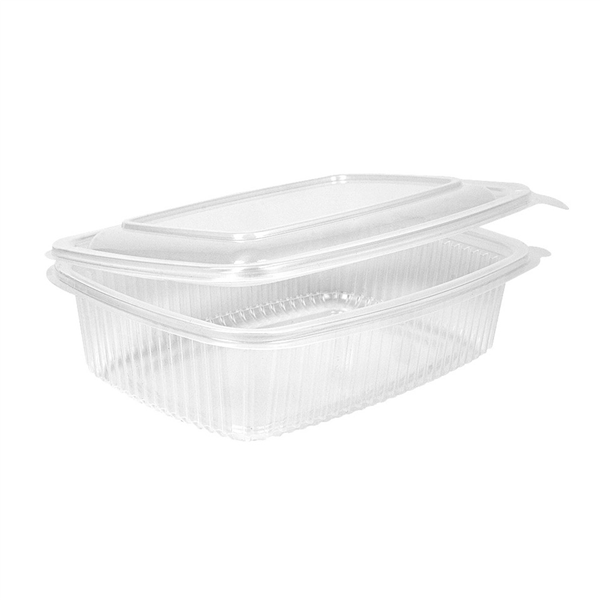 RÉCIPIENT AVEC CHARNIÈRE 750 ML 18,7x14,4x5,2 CM TRANSPARENT PP (400 UNITÉ) - Garcia de Pou