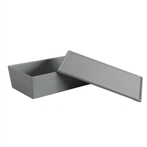 SERVING BOX AVEC COUVERCLE "ASAMI WARE" 3,8 L 32,5x17,9x9,5 CM GRIS MÉLAMINE (1 UNITÉ)