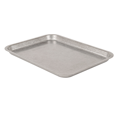 PLATEAUX RECTANGULAIRES "ARTINOX" 300 ML 22x16x1,3 CM ARGENTE INOX (10 UNITÉ)