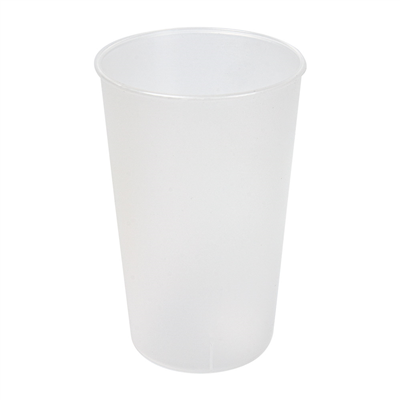 VERRES RÉUTILISABLES 330 ML Ø7,6/5,7x11,8 CM TRANSLUCIDE PP (540 UNITÉ)
