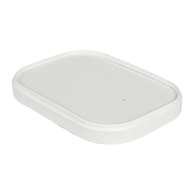 COUVERCLES POUR RÉCIPIENTS 266.26/27/28  320 + 30 PE G/M2 17,3x12,3x2 CM BLANC KRAFT (300 UNITÉ)