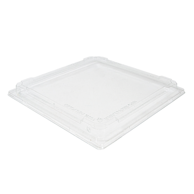 COUVERCLES POUR RÉF. 268.00  27x27x2,5 CM TRANSPARENT RPET (70 UNITÉ)