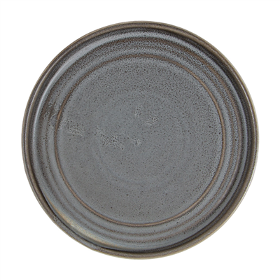 ASSIETTES PLATES "URBAN" "AKALA"  Ø 18,5x1,6 CM CIMENT PORCELAINE (6 UNITÉ)