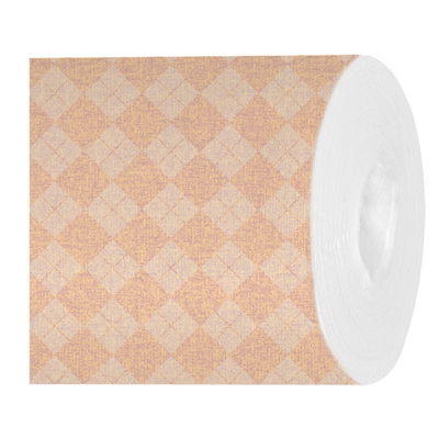 "TÊTE-À-TÊTE" PRÉ. 120CM (20 FEU.) "LIKE LINEN - ARGYLE" 70 G/M2 0,40x24 M ABRICOT SPUNLACE (6 UNITÉ)