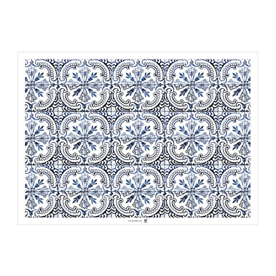 SETS DE TABLE OFFSET "ÍNDIGO" 70 G/M2 31x43 CM QUADRICHROMIE PAPIER (2000 UNITÉ)