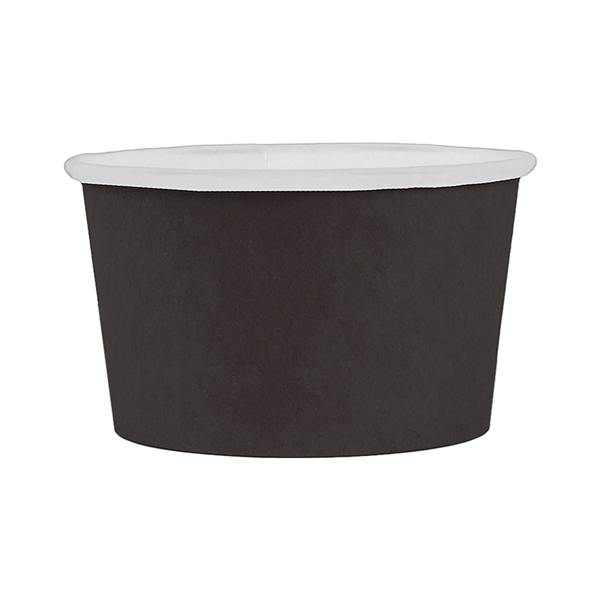 PETITS POTS  50 ML (1,6 oz) 210 + 18 PE G/M2 Ø6/5x3,1 CM NOIR CARTON (1000 UNITÉ)