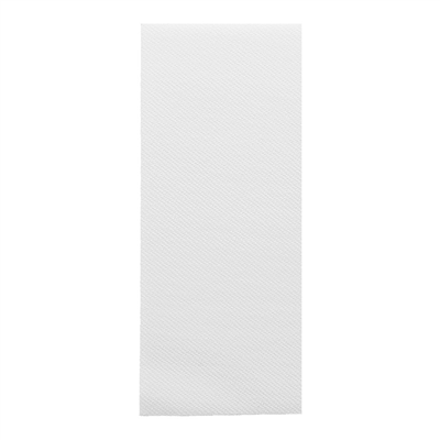 SERVIETTES P.1/8 SLIM PLUS  55 G/M2 39x50 CM BLANC AIRLAID (600 UNITÉ)