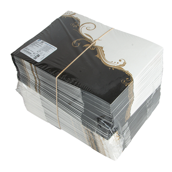 BOÎTES PATISSERIES SANS FENÊTRE THEPACK "CLASSIC"  21x21x7,5 CM BLANC CARTON NANO-MICRO (200 UNITÉ)