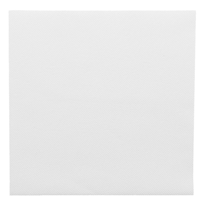 SERVIETTES P. 1/4  55 G/M2 50x50 CM BLANC AIRLAID (400 UNITÉ)