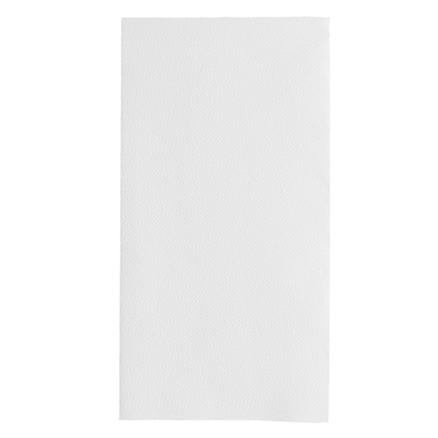 SERVIETTES P. 1/8  55 G/M2 50x50 CM BLANC AIRLAID (400 UNITÉ)