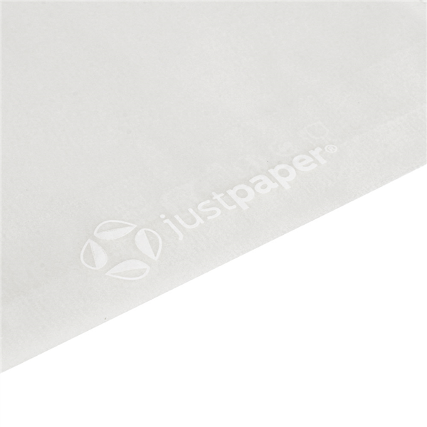 PAPIER ANTI-GRAISSE OUVERT SUR 2 CÔTÉS PFAS FREE "JUST PAPER" 30 G/M2 13x14 CM TRANSLUCIDE PAPIER CRISTAL (1000 UNITÉ)