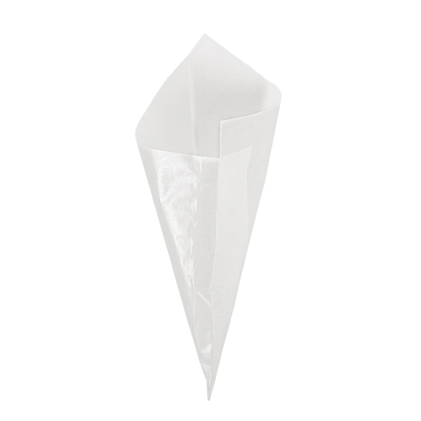 SACHETS EN POINTE PFAS FREE "JUST PAPER" 100 G 60 G/M2 24x17 CM TRANSLUCIDE PAPIER CRISTAL (2000 UNITÉ)