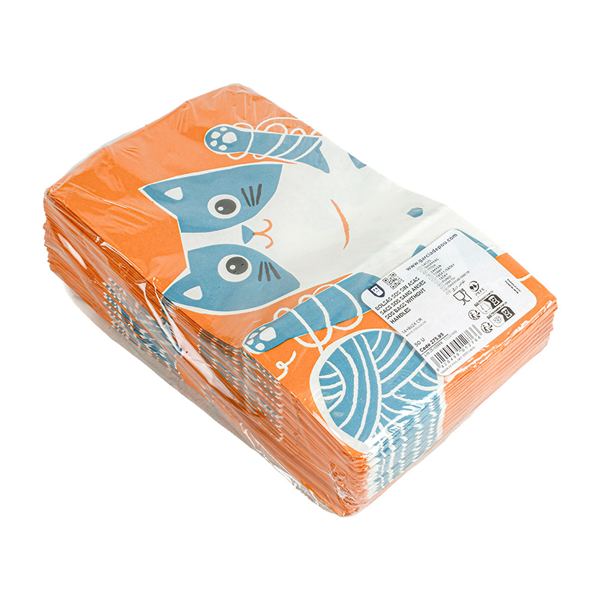 SACS SOS SANS ANSES  70 G/M2 14+8x24 CM BLANC CELLULOSE (1000 UNITÉ)