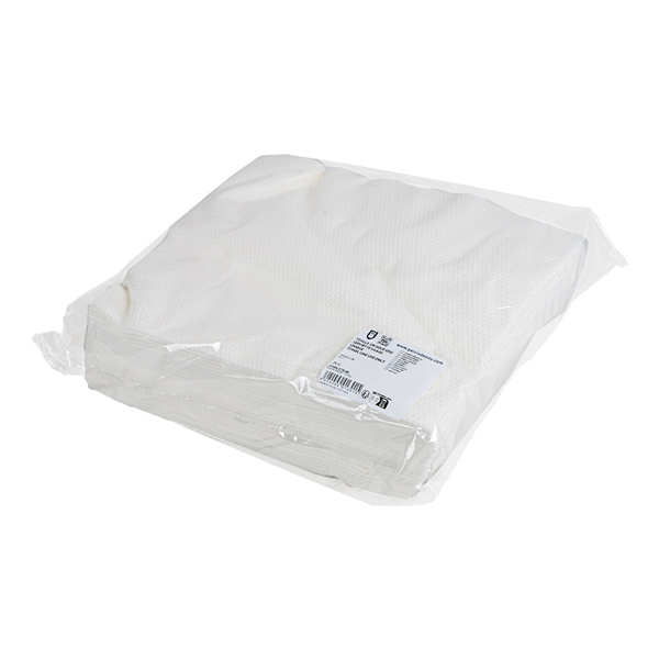 SERVIETTE USAGE UNIQUE  80 G/M2 60x50 CM BLANC VISCOSE / PULPE (100 UNITÉ)
