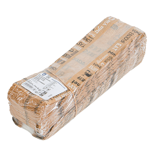 SACHETS AVEC FENÊTRE PFAS FREE "PAROLE - JUST PAPER" 38 G/M2 9+4,5x30 CM NATUREL PARCH.INGRAISSABLE+PAPIER CRISTAL (250 UNITÉ)