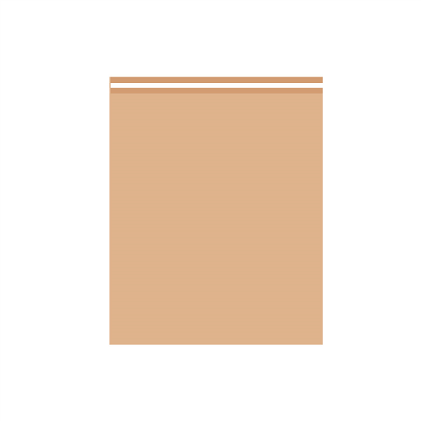 ENVELOPPES AUTO-ADHÉSIVES OUVERTURE SUP.  125 G/M2 35+8x44 CM NATUREL KRAFT (100 UNITÉ)