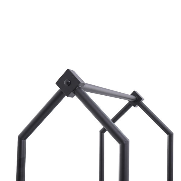 PORTE-VALISES ARROW  112x61x184 CM NOIR MAT INOX (1 UNITÉ)